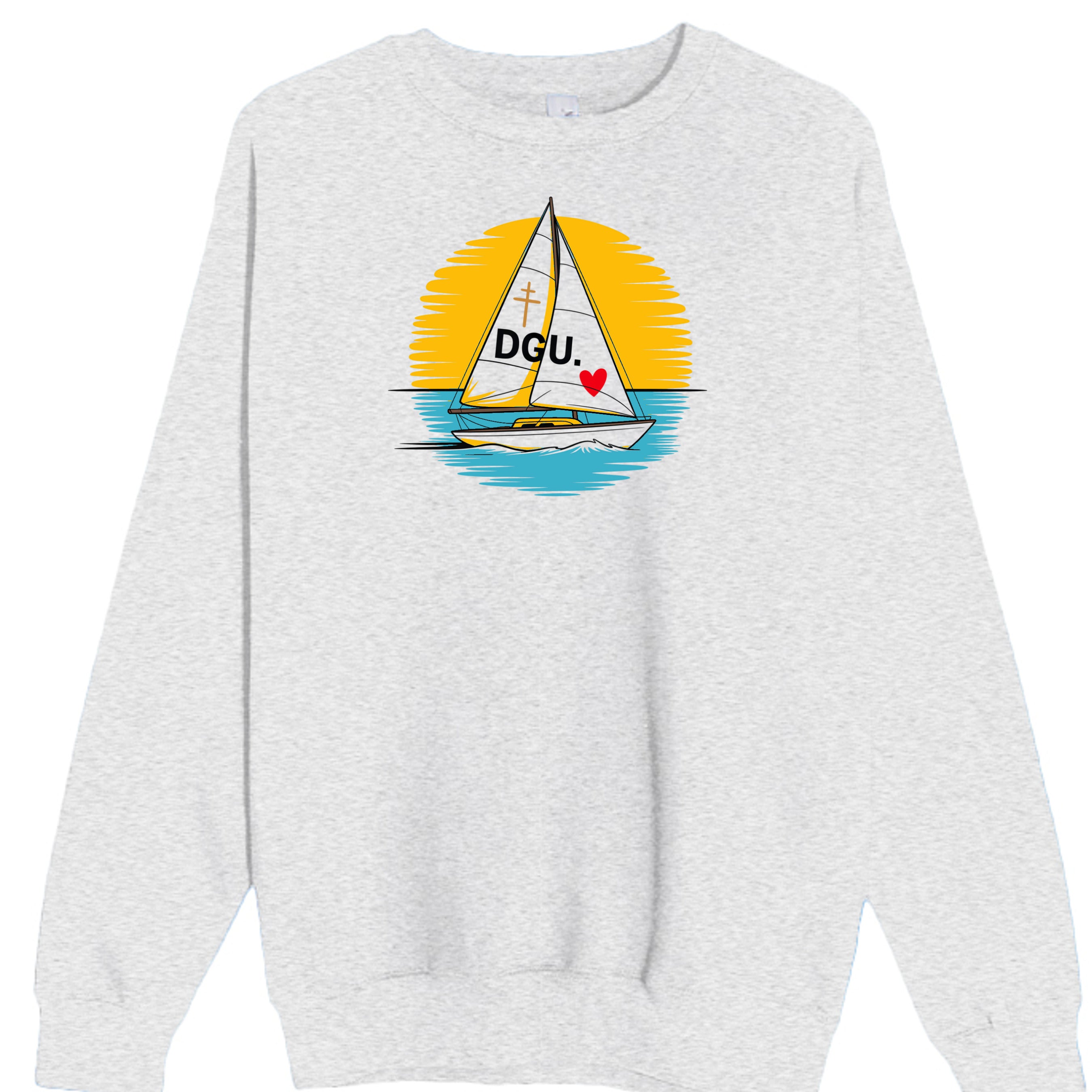 OATMEAL HEATHER - LS14004 - FRONT