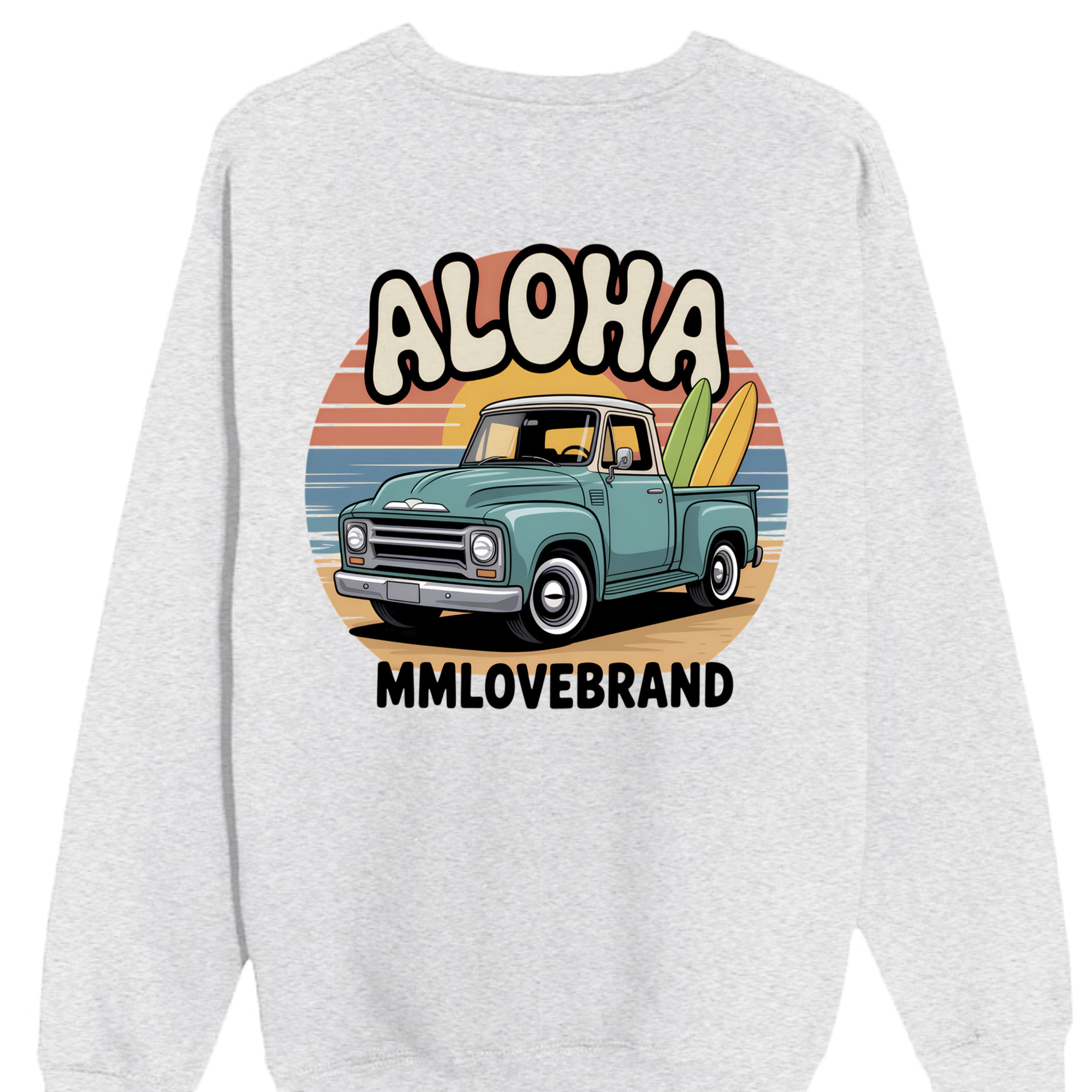 OATMEAL HEATHER - LS14004 - BACK