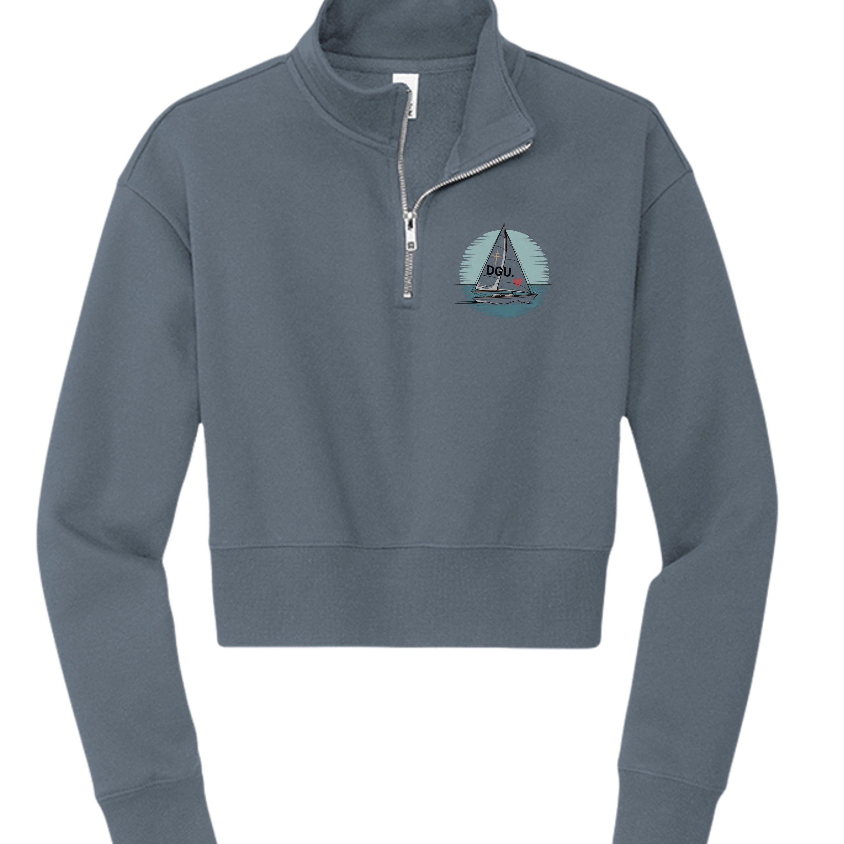 Flint Blue Heather - DT6111 - FRONT
