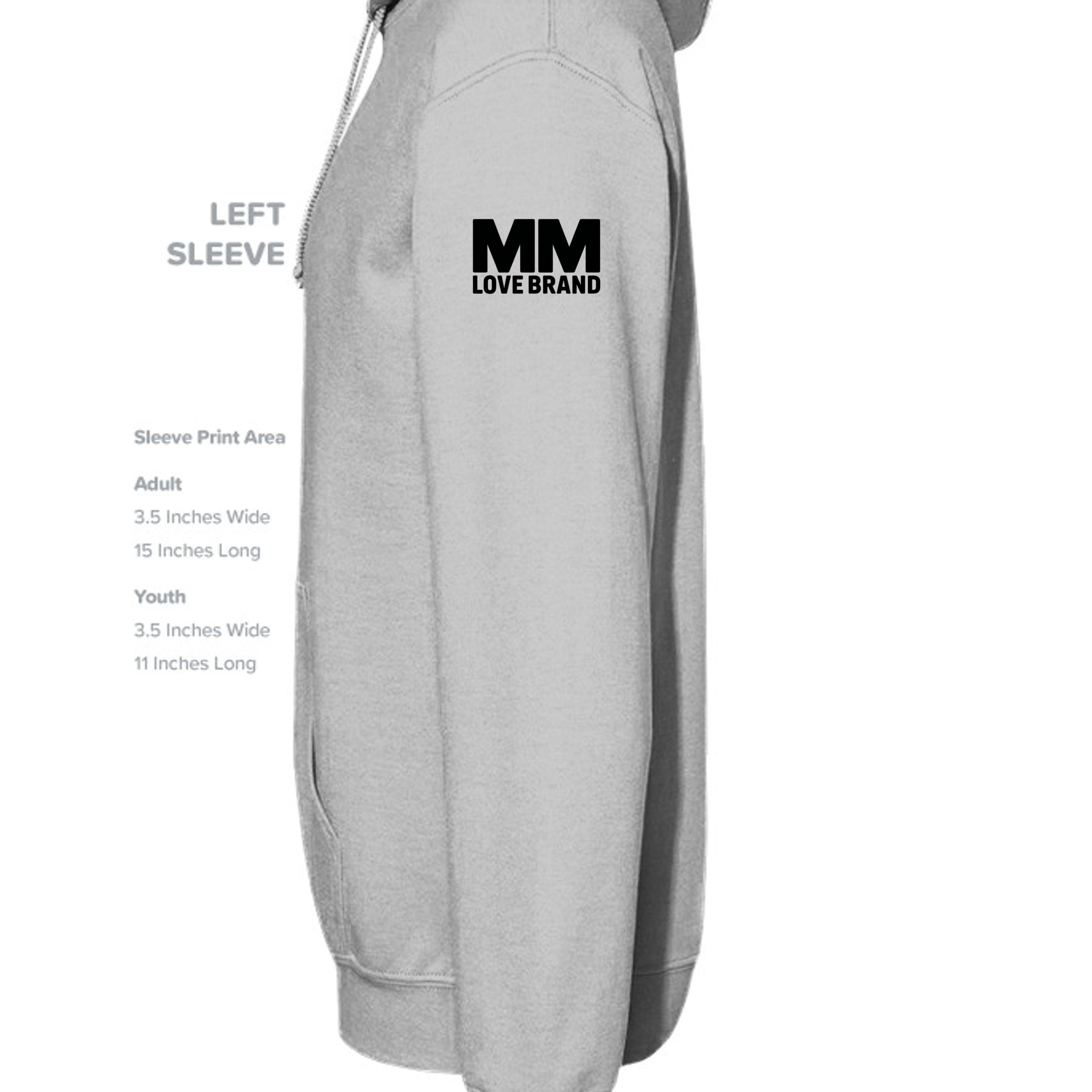 Light Heather Grey - DT6101 - SLEEVE_LEFT