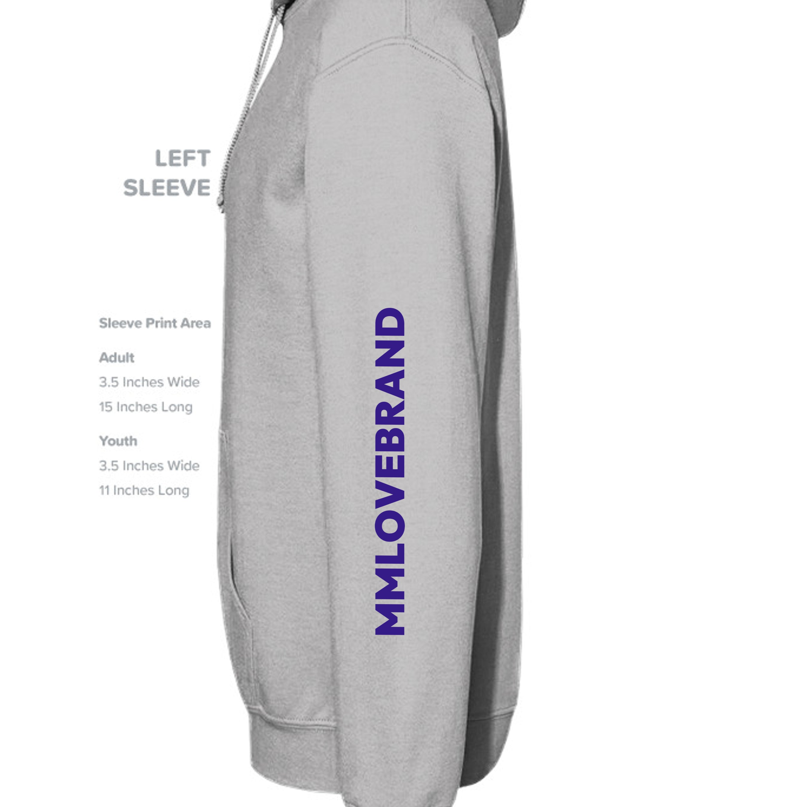 Grey Heather - IND280SL - SLEEVE_LEFT