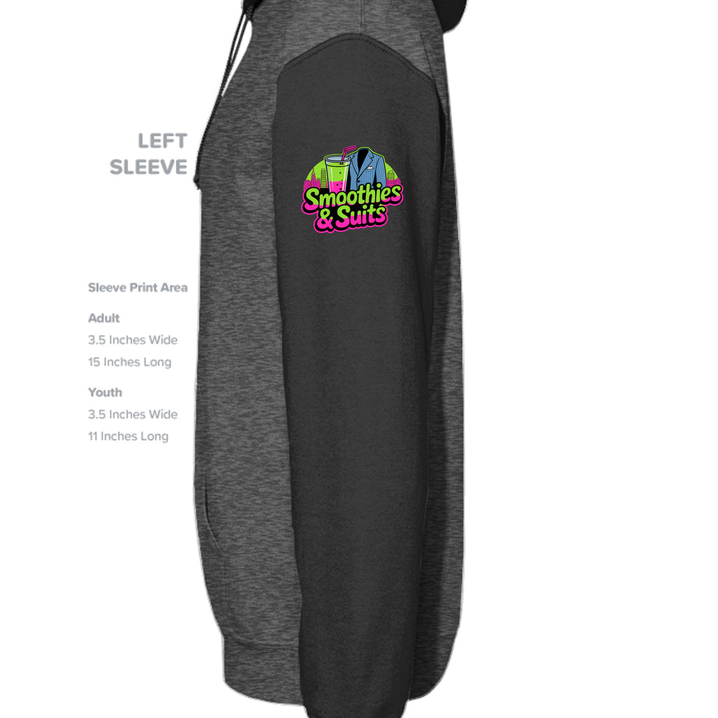 Charcoal Heather/ Black - IND4000 - SLEEVE_LEFT