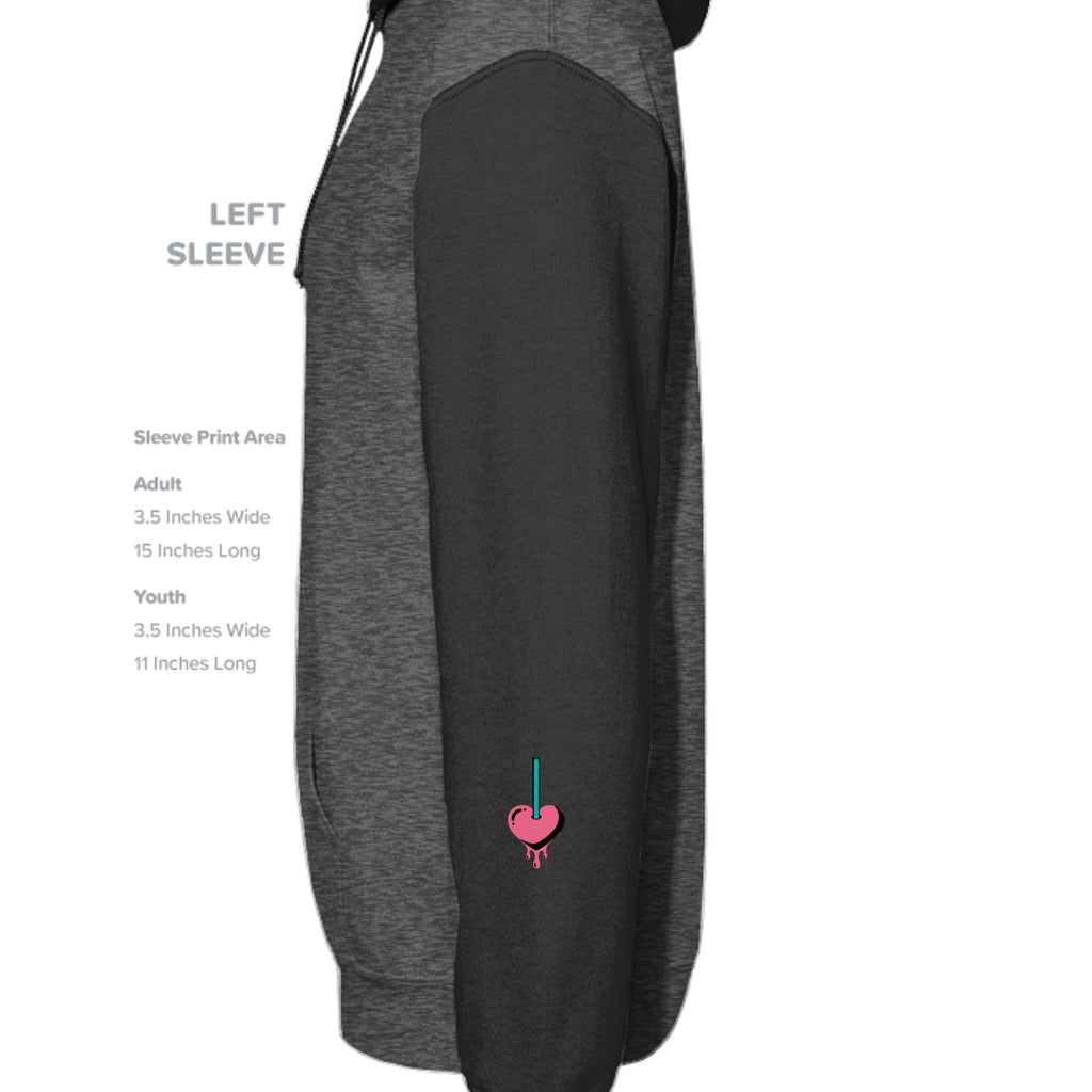 Charcoal Heather/ Black - IND4000 - SLEEVE_LEFT