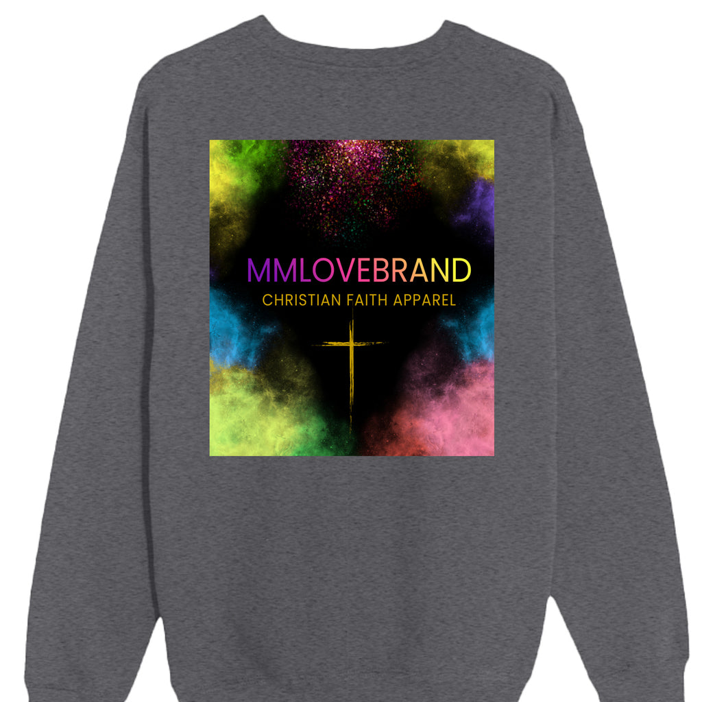 CHARCOAL HEATHER - LS14004 - BACK