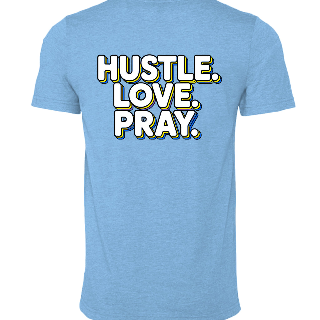Heather Carolina Blue - 3001CVC - BACK
