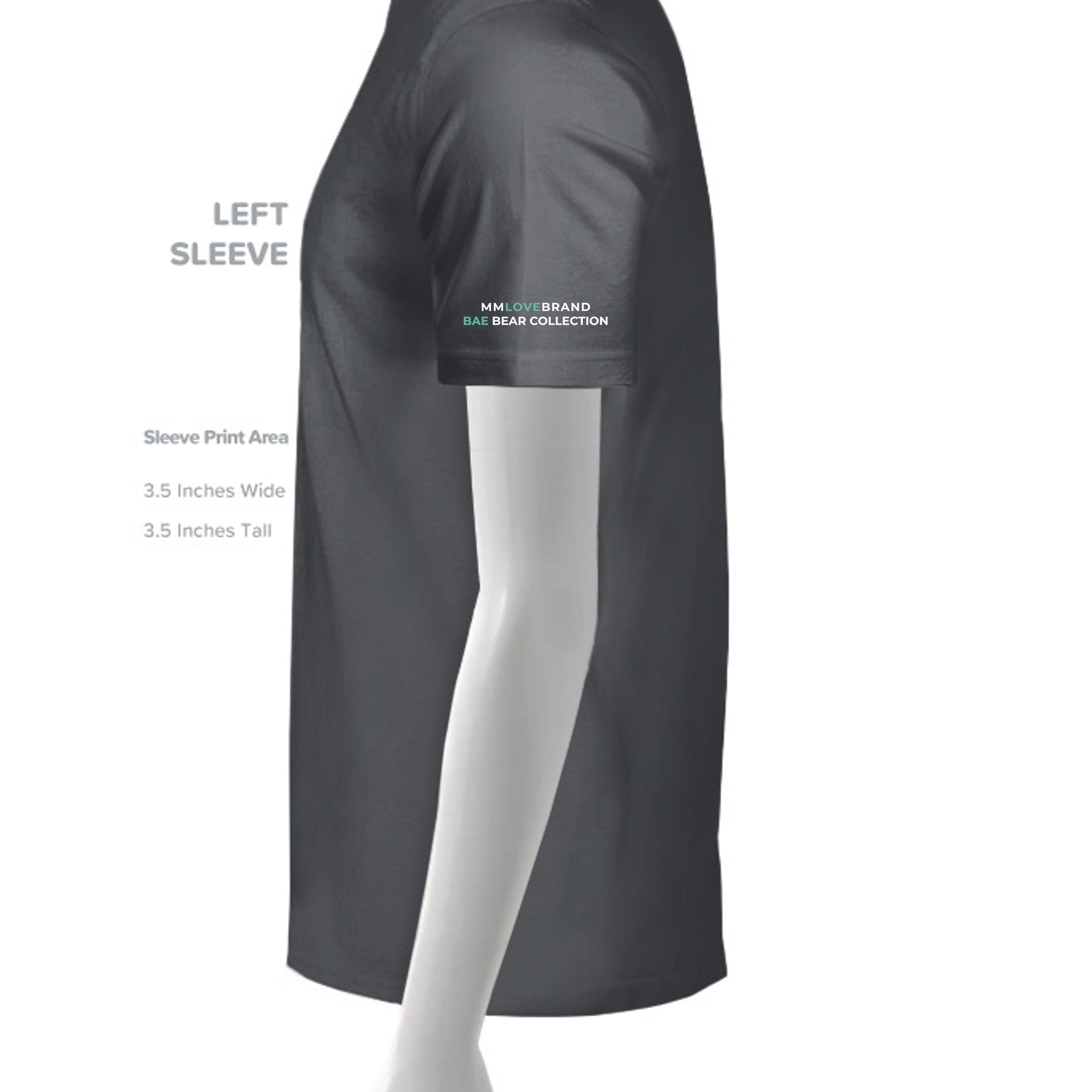 CHARCOAL HEATHER - 518T - SLEEVE_LEFT