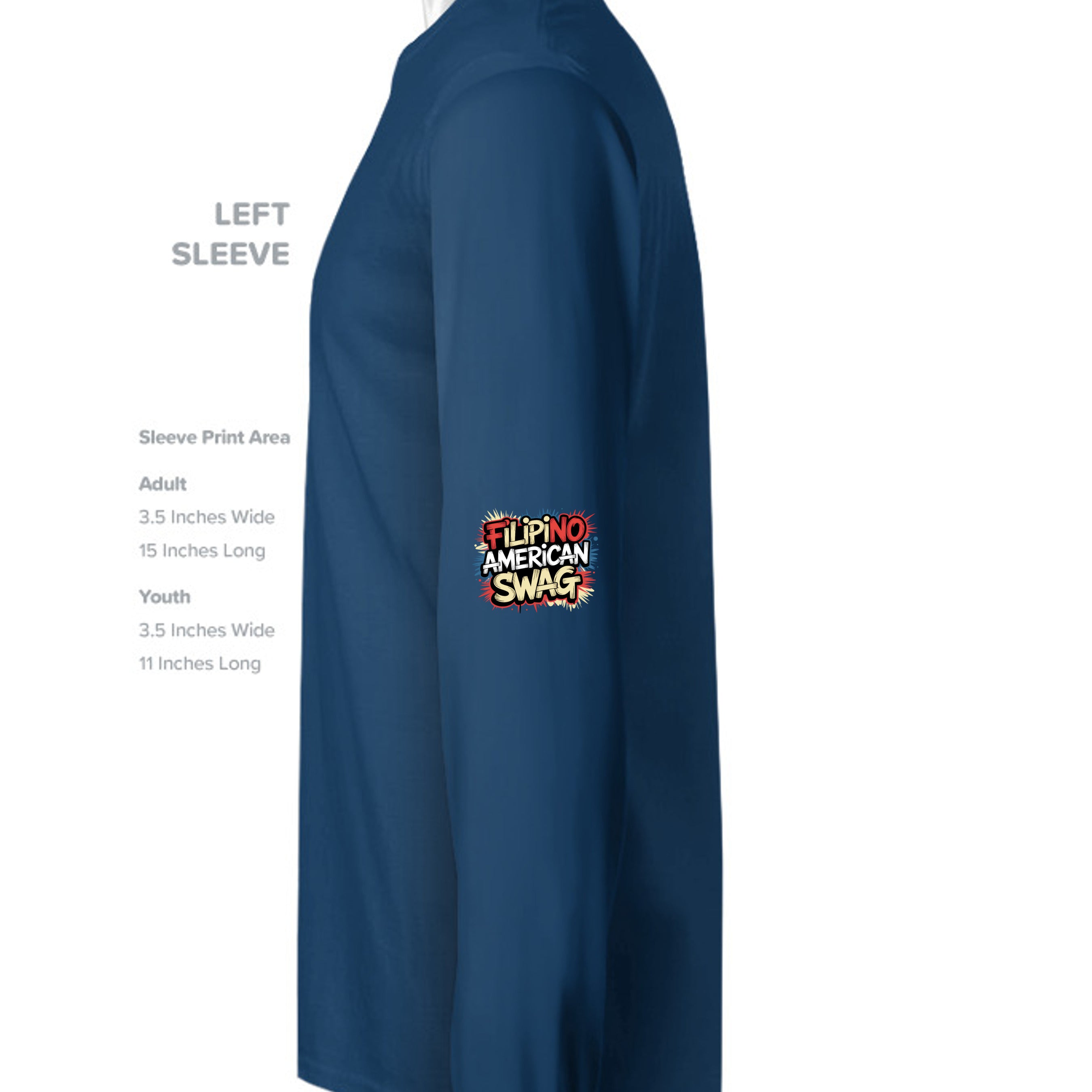 SEA BLUE - RF496 - SLEEVE_LEFT