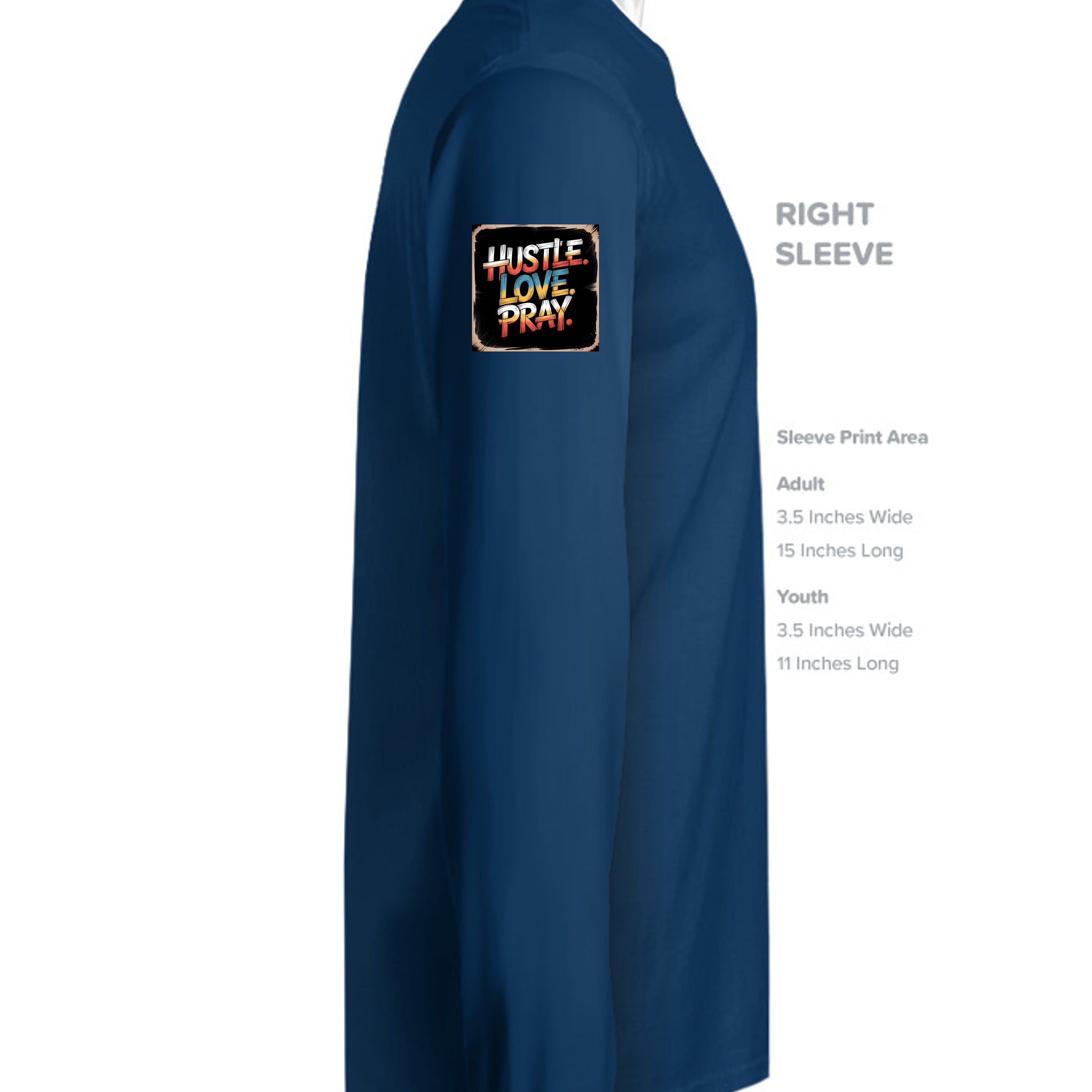 SEA BLUE - RF496 - SLEEVE_RIGHT