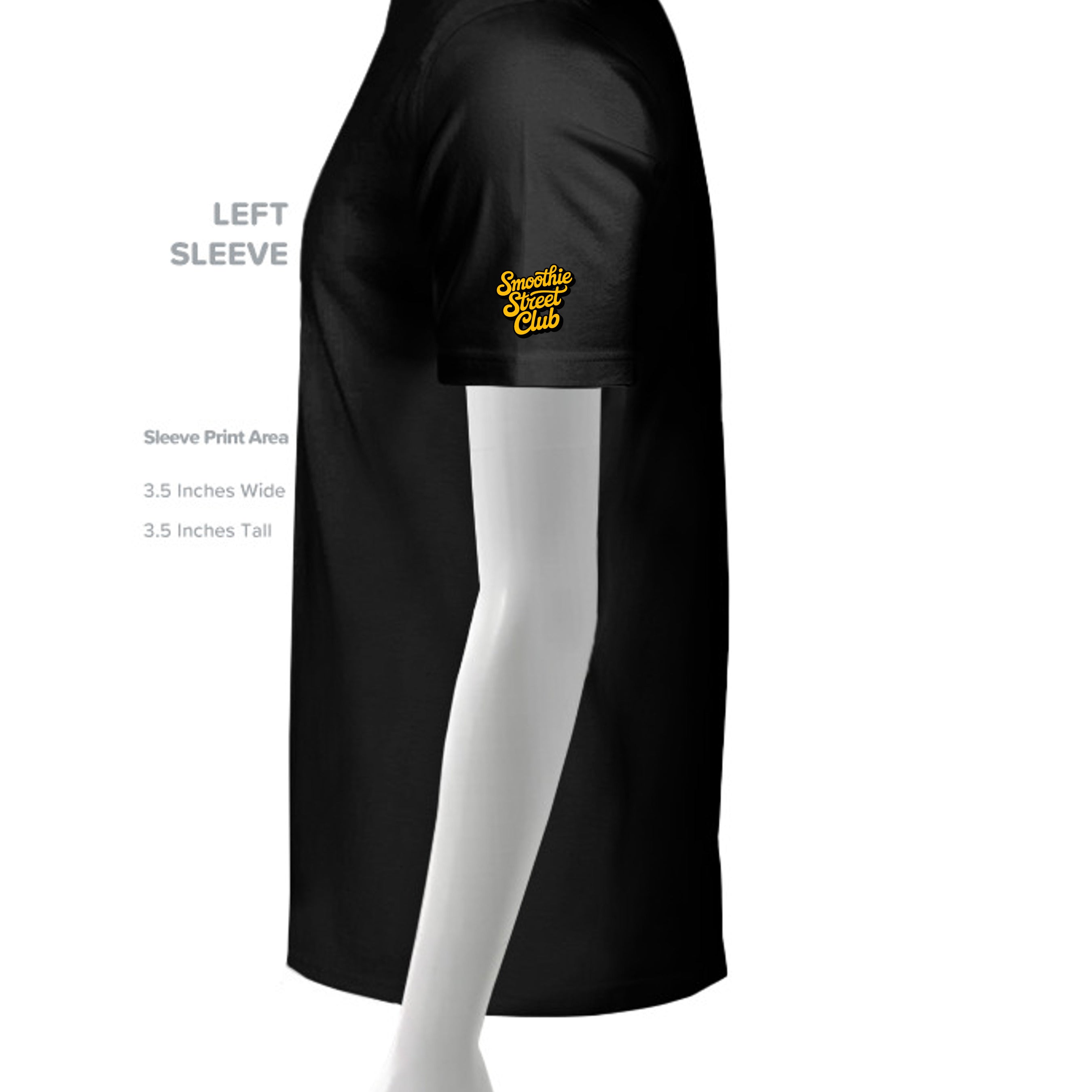 Solid Black Blend - 3001CVC - SLEEVE_LEFT