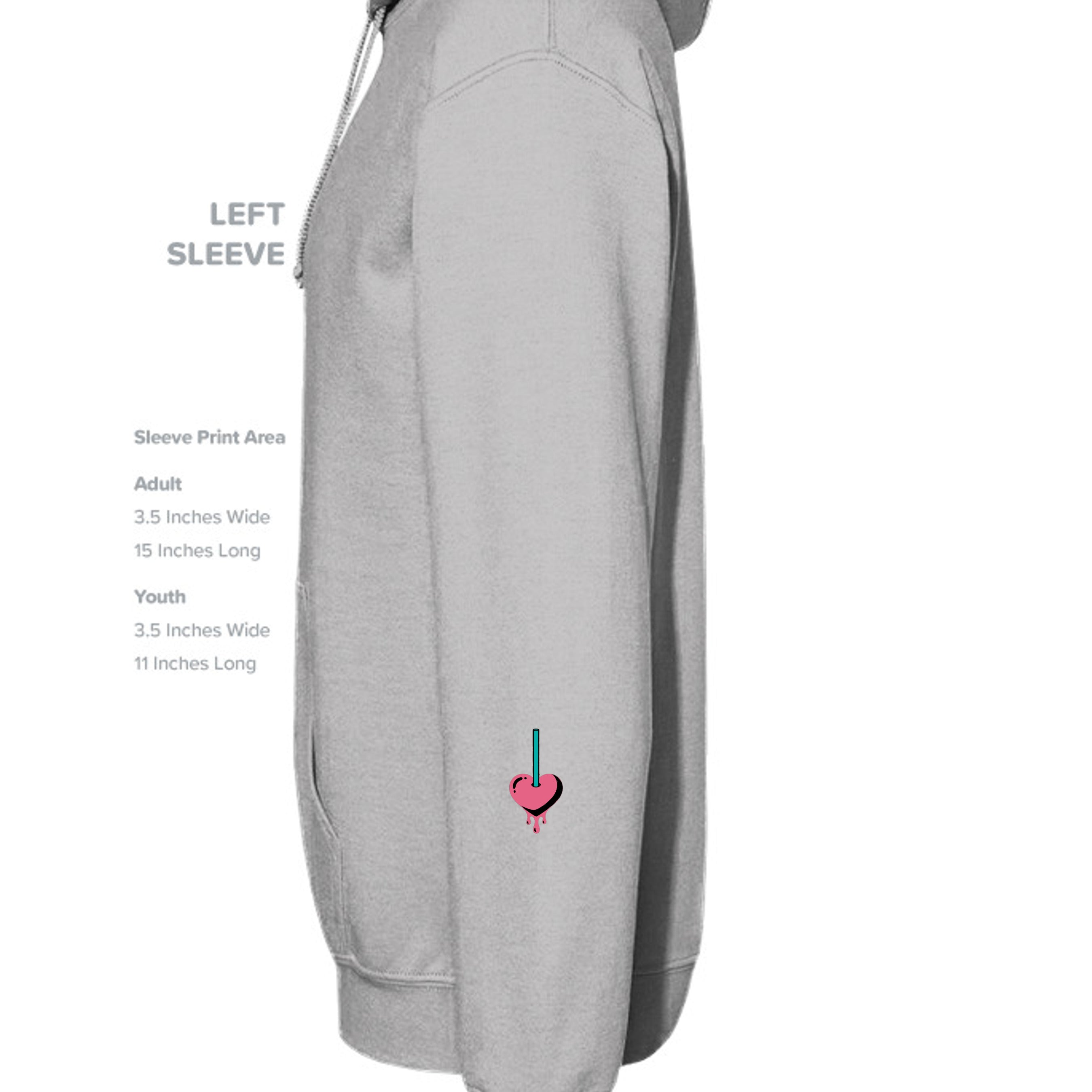 Grey Heather - IND420XD - SLEEVE_LEFT