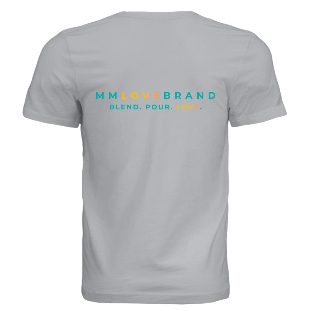 Solid Athletic Grey - 3001C - BACK